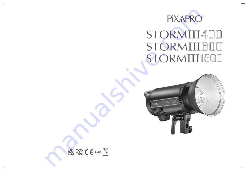 Pixapro StormIII 1200 Instruction Manual Download Page 2