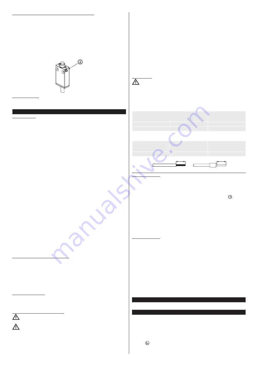 pizzato FA EX5 Series Manual Download Page 2