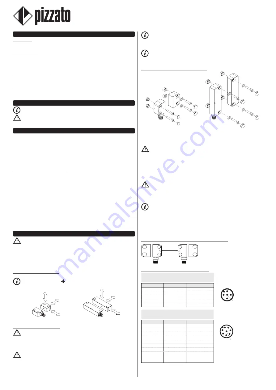 pizzato ST G Series Manual Download Page 11