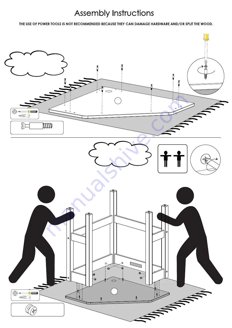 P'kolino Kid's Chair PKFFKCDKCHGY Assembly Instructions Manual Download Page 13