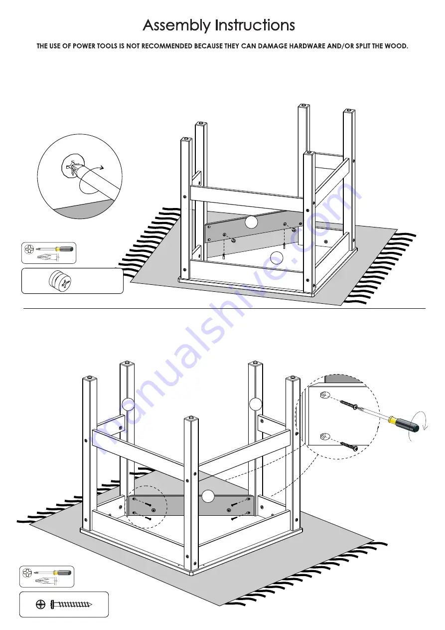 P'kolino Kid's Chair PKFFKCDKCHGY Assembly Instructions Manual Download Page 14