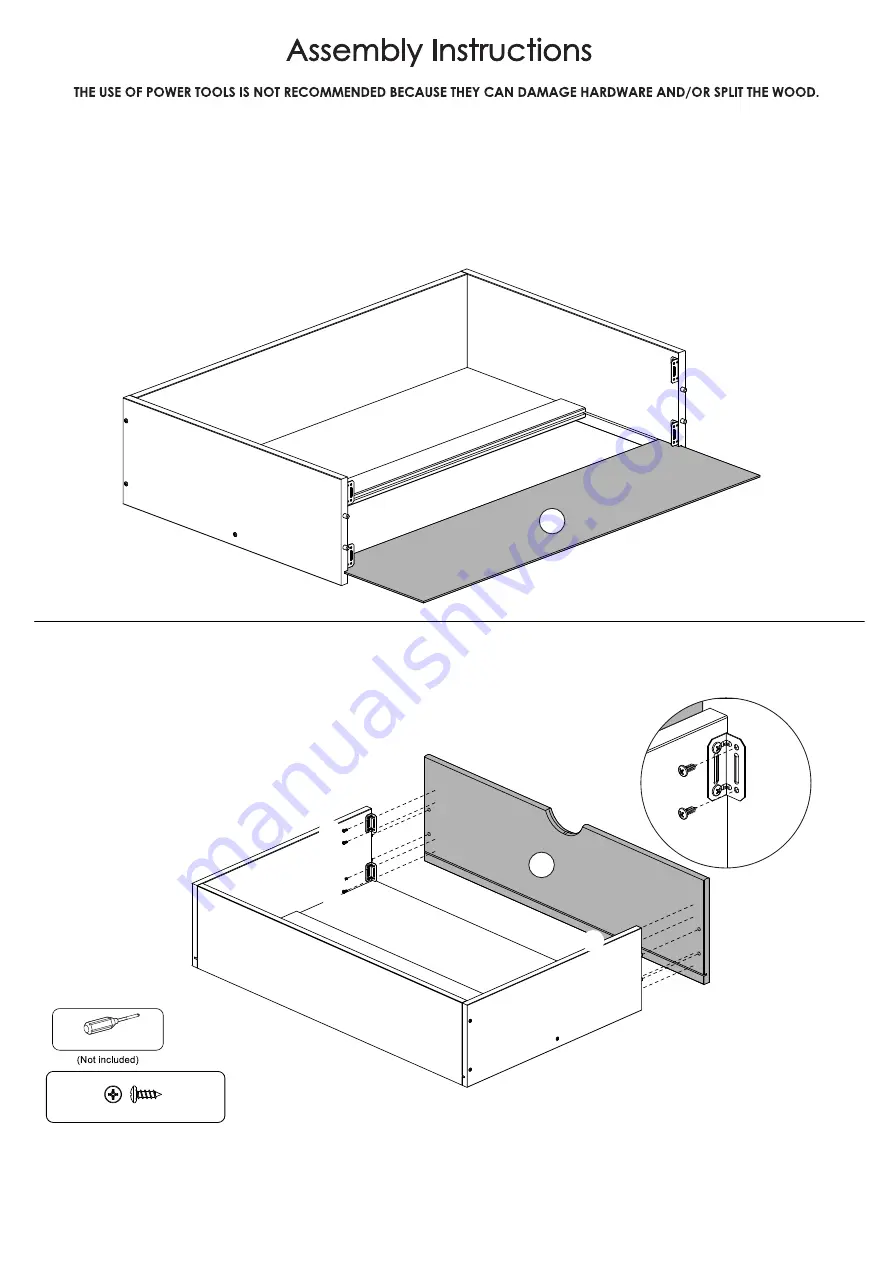 P'kolino Twin Bed with Storage Drawers PKFFBRTBSDCHY Скачать руководство пользователя страница 11