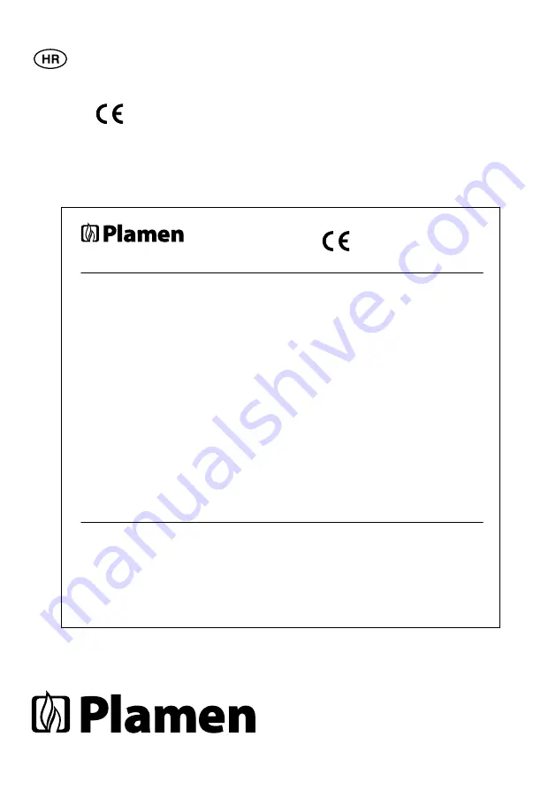 Plamen Barun Insert Termo Technical Instructions Download Page 3