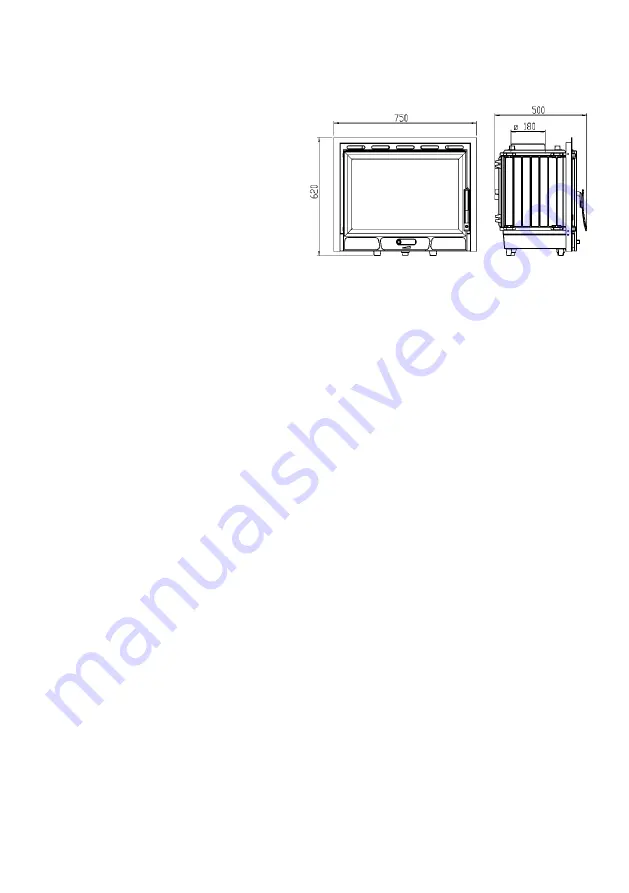 Plamen Barun Insert Termo Technical Instructions Download Page 4