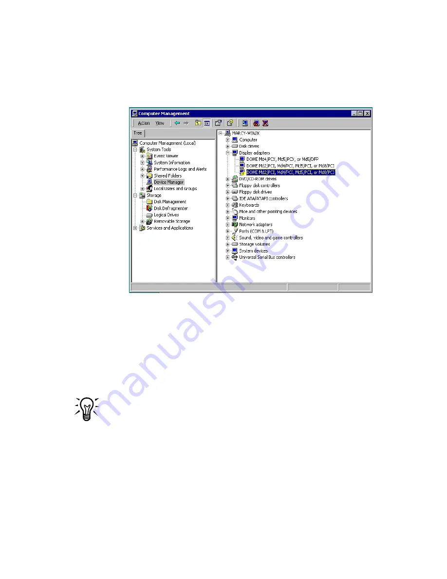 Planar Dome Md2/PCI Installation Manual Download Page 51