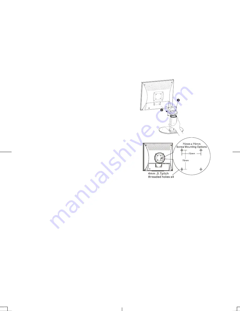 Planar PL1711M User Manual Download Page 8