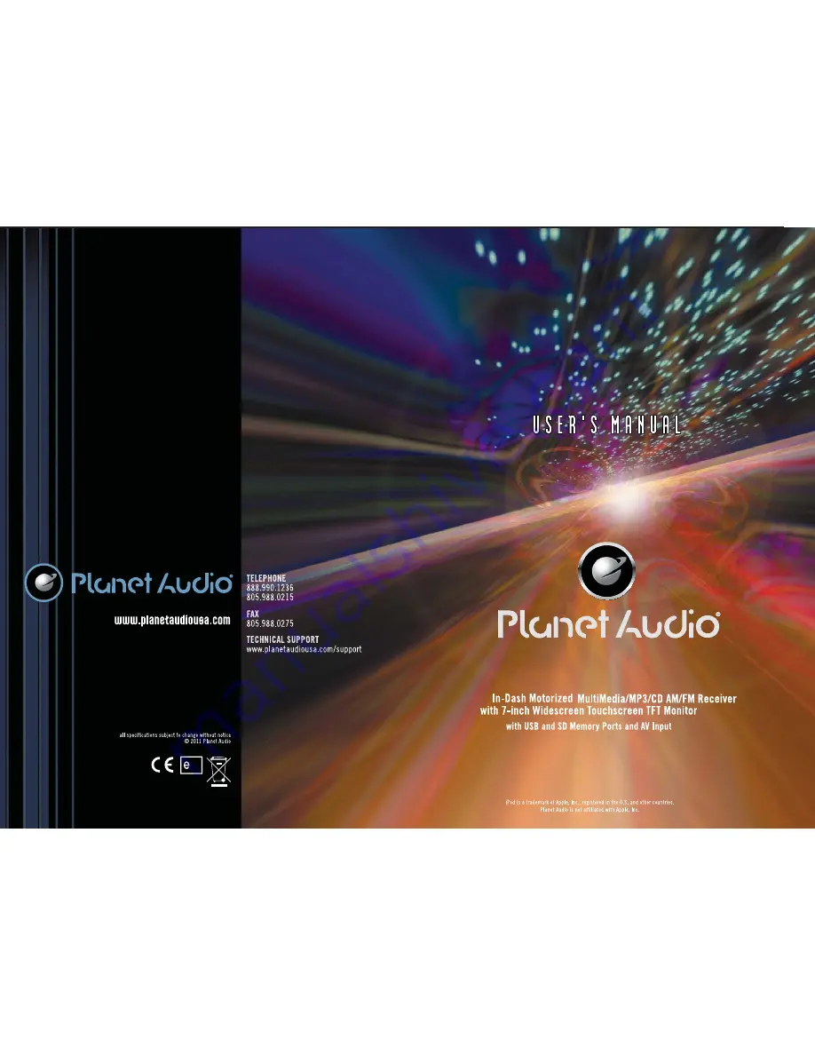 Planet Audio P9754 User Manual Download Page 1