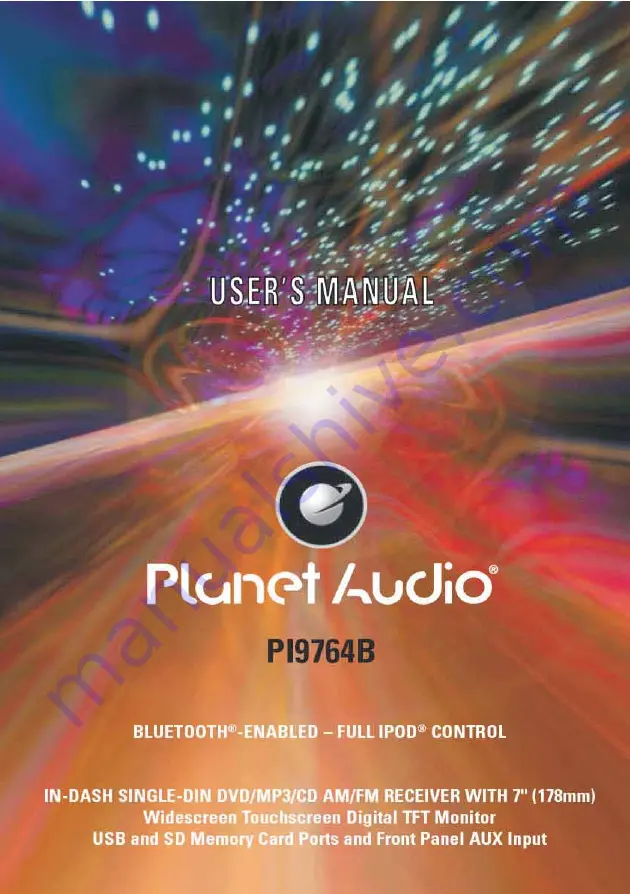 Planet Audio PI9764B User Manual Download Page 1