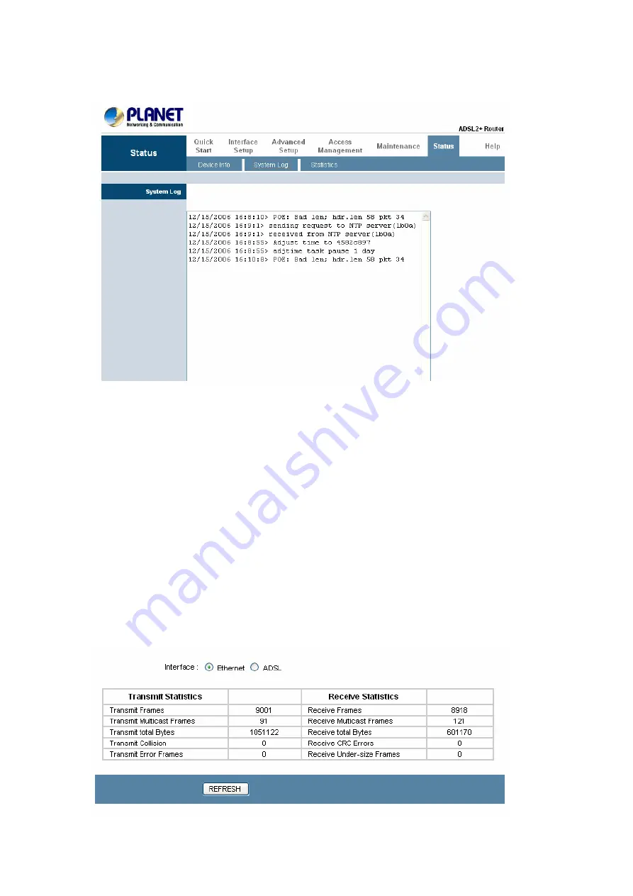 Planet 802.11g Wireless ADSL 2/2+ Router ADW-4401A/Bv2 Скачать руководство пользователя страница 26