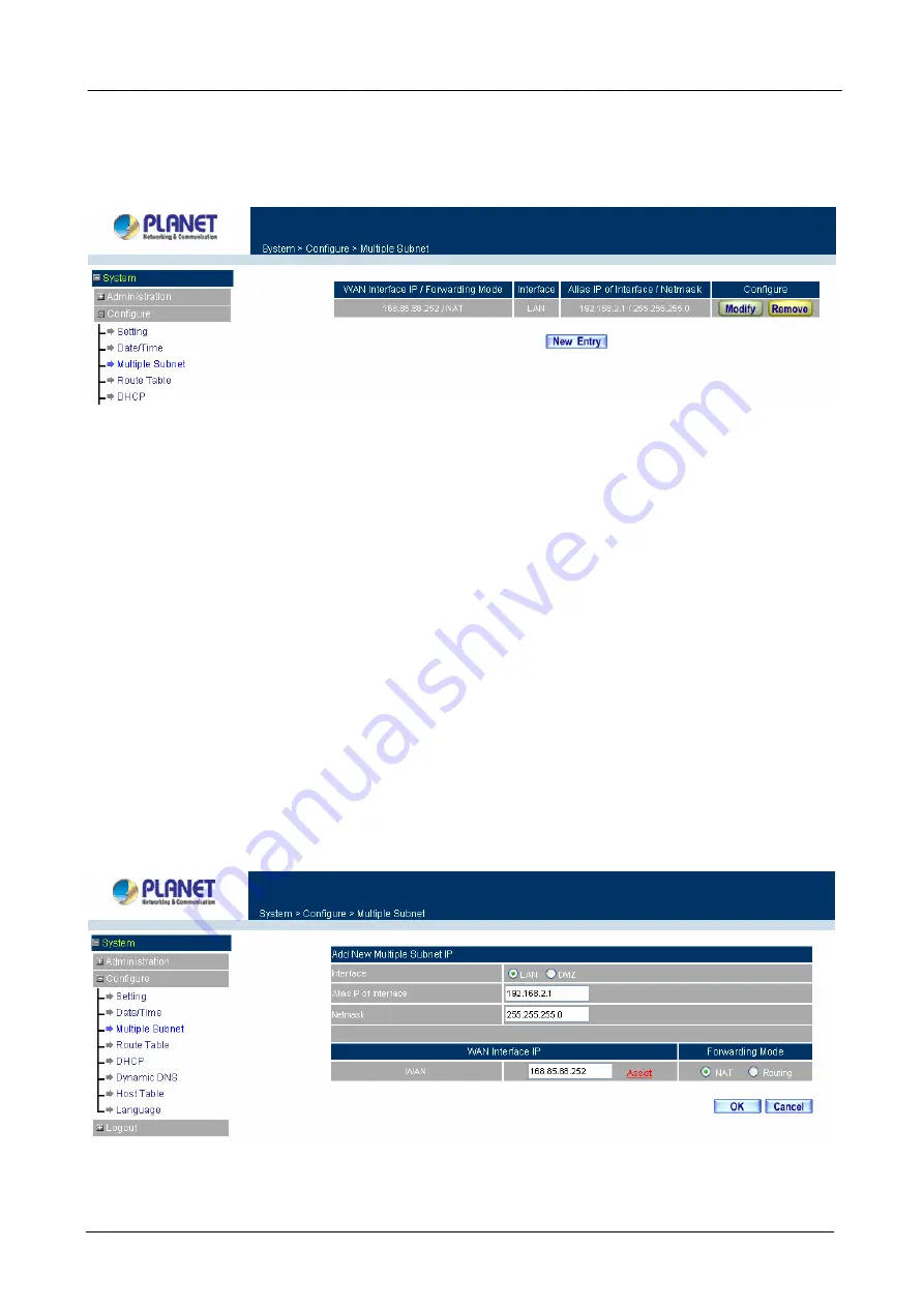 Planet Content Security Gateway CS-500 Скачать руководство пользователя страница 29