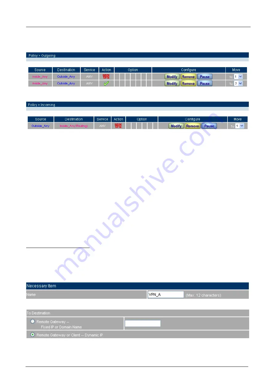 Planet Content Security Gateway CS-500 User Manual Download Page 116