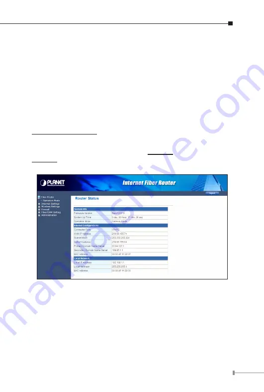 Planet FRT-401 Quick Installation Manual Download Page 11