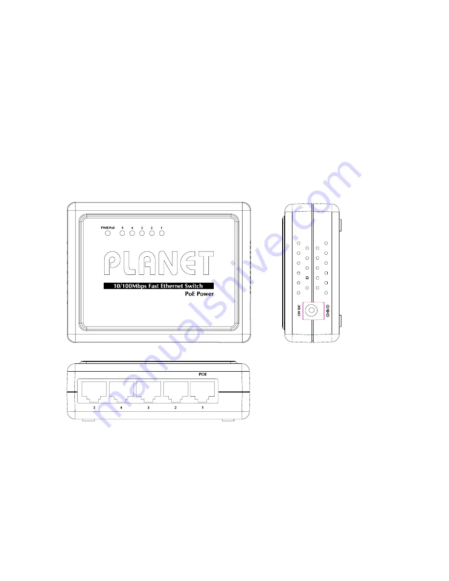 Planet FSD-504PE User Manual Download Page 10