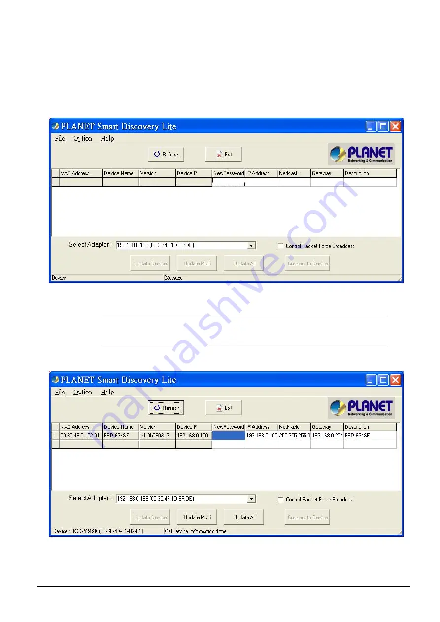 Planet FSD-624SF User Manual Download Page 13