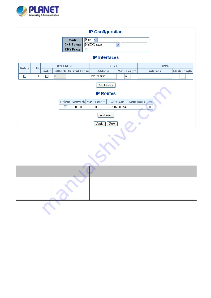 Planet GS-5220 Series User Manual Download Page 103