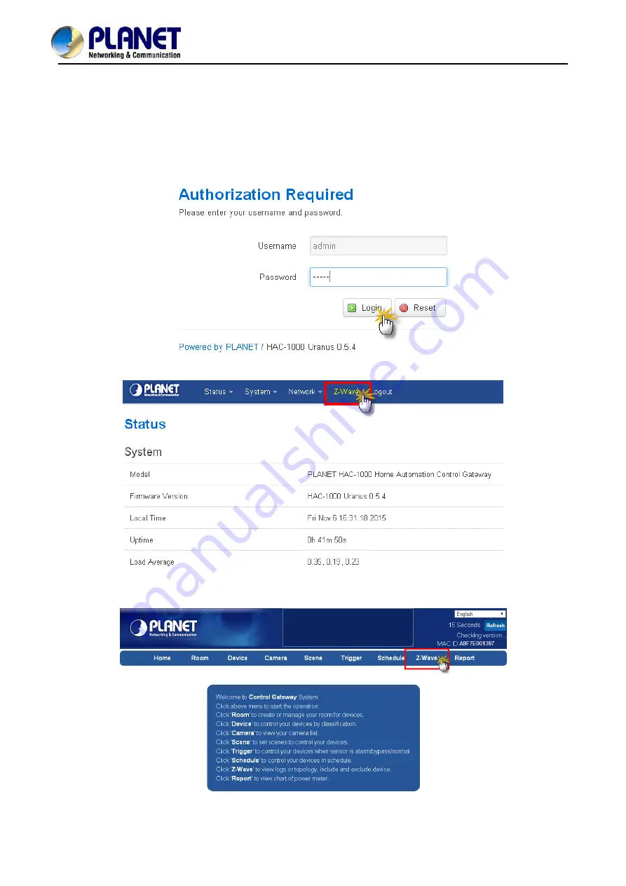 Planet HZS-300A User Manual Download Page 10