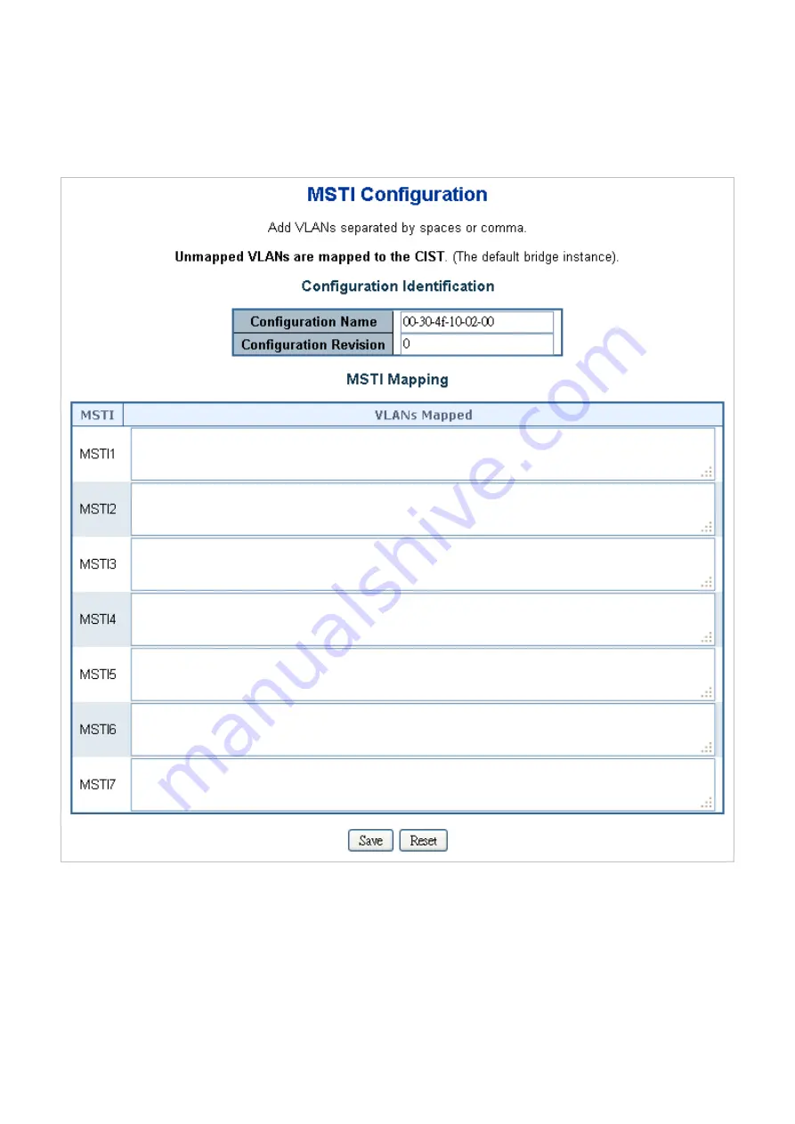 Planet IGS-10020MT User Manual Download Page 159