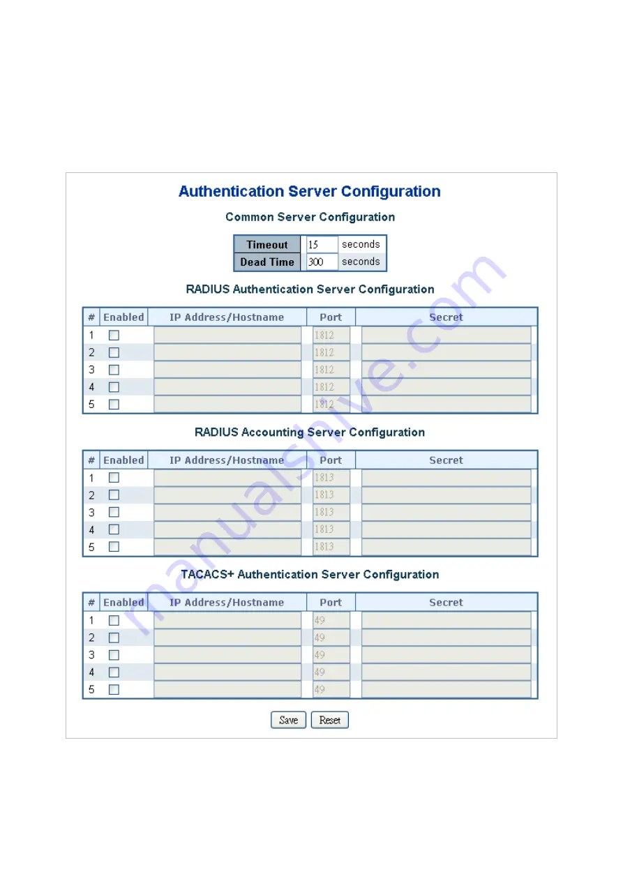 Planet IGS-10020MT User Manual Download Page 254