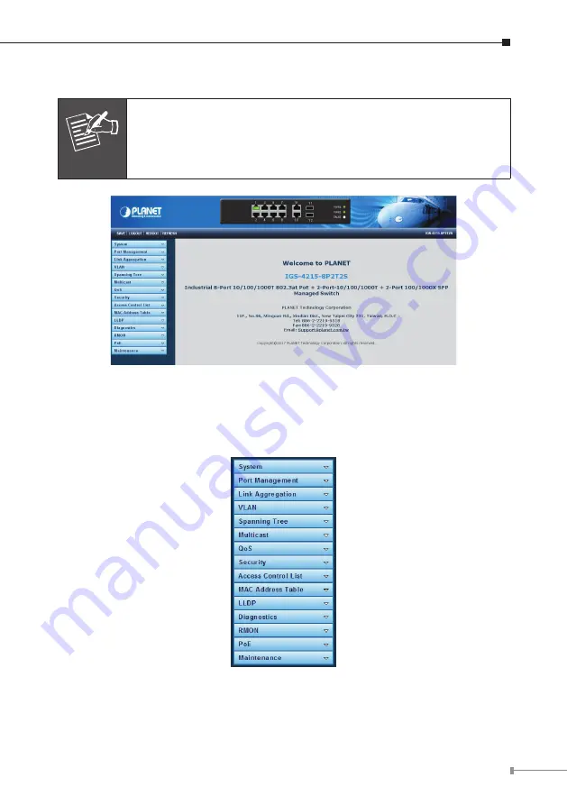 Planet IGS-4215-4P4T Скачать руководство пользователя страница 13