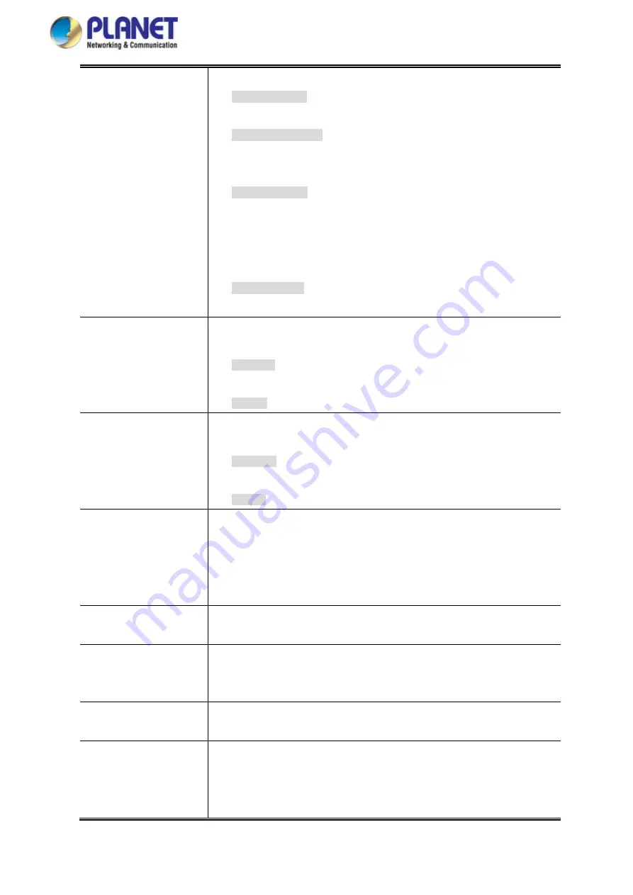 Planet IGS-5225 Series User Manual Download Page 249