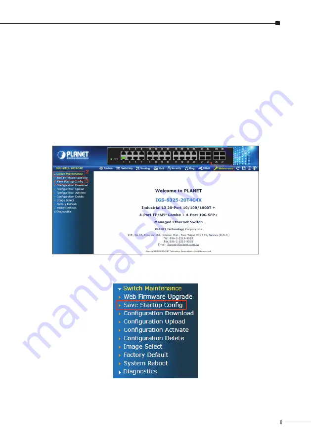 Planet IGS-6325-20T4C4X Quick Installation Manual Download Page 13