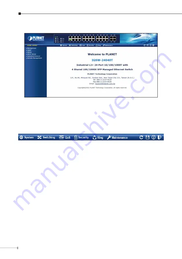 Planet IGSW-24040T Quick Installation Manual Download Page 12