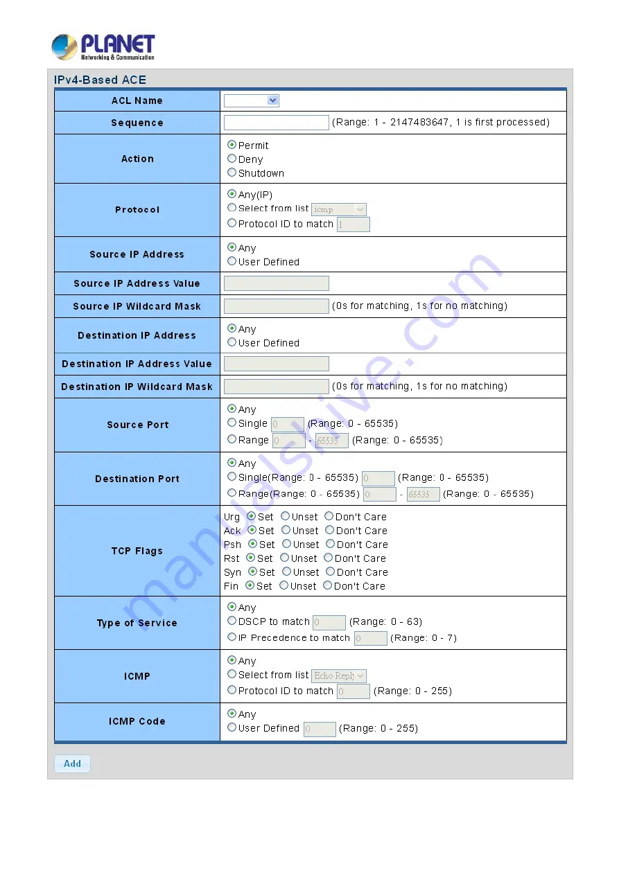 Planet LRP-822CS Скачать руководство пользователя страница 278