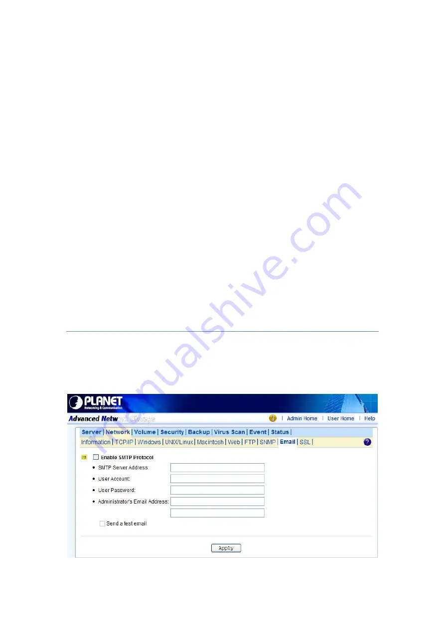 Planet NAS-7450 User Manual Download Page 37