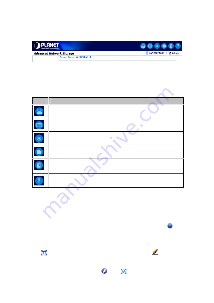 Planet NAS-7450 User Manual Download Page 66