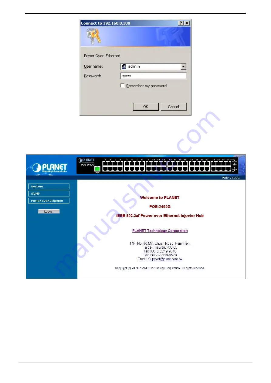 Planet POE-1200G User Manual Download Page 35