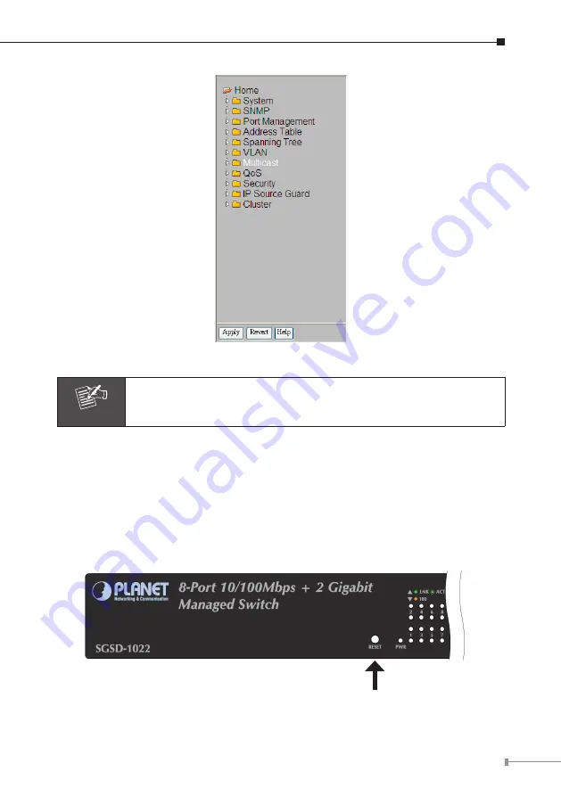 Planet SGSD-1022 Quick Installation Manual Download Page 11