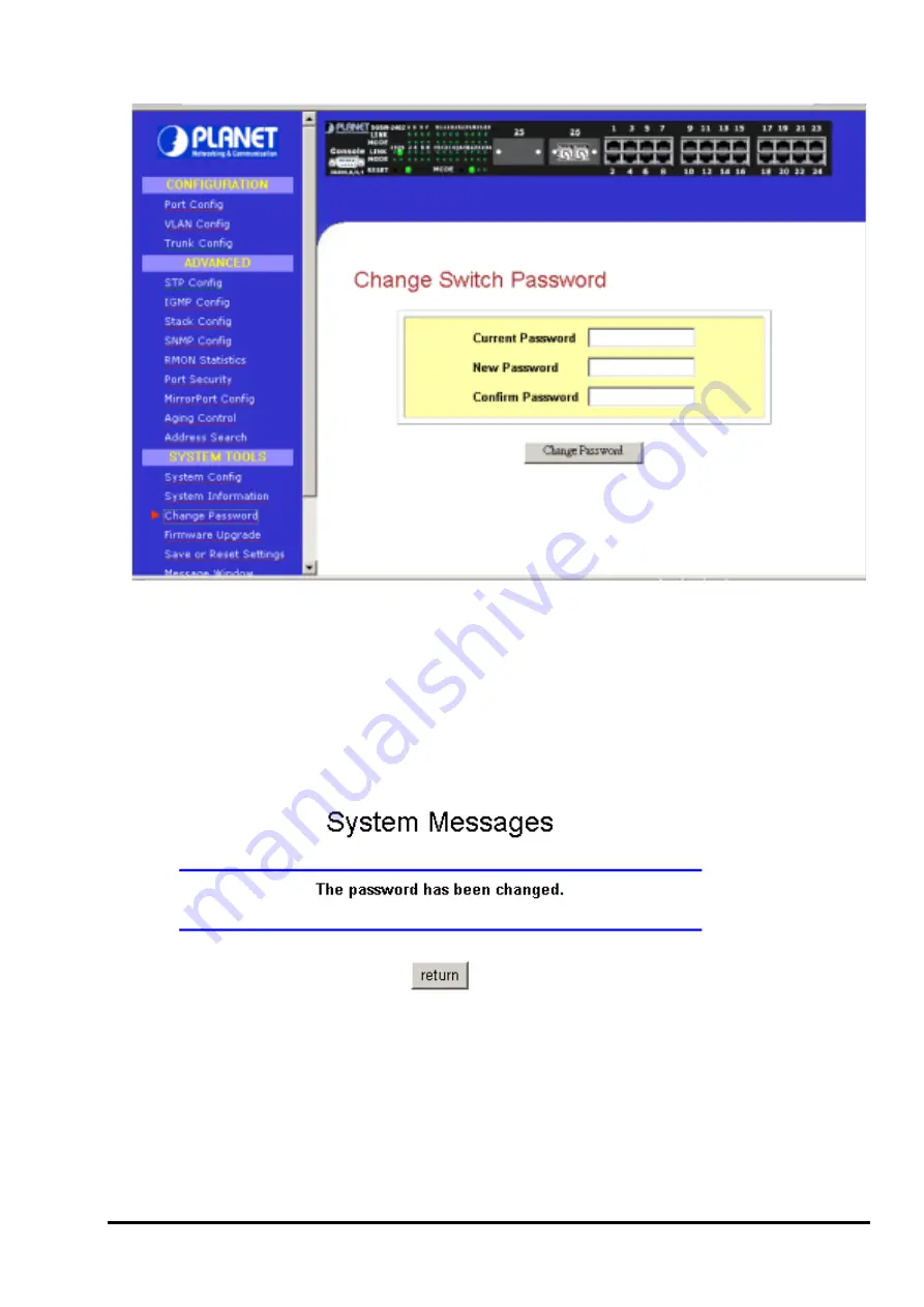 Planet SGSW-2402 User Manual Download Page 33