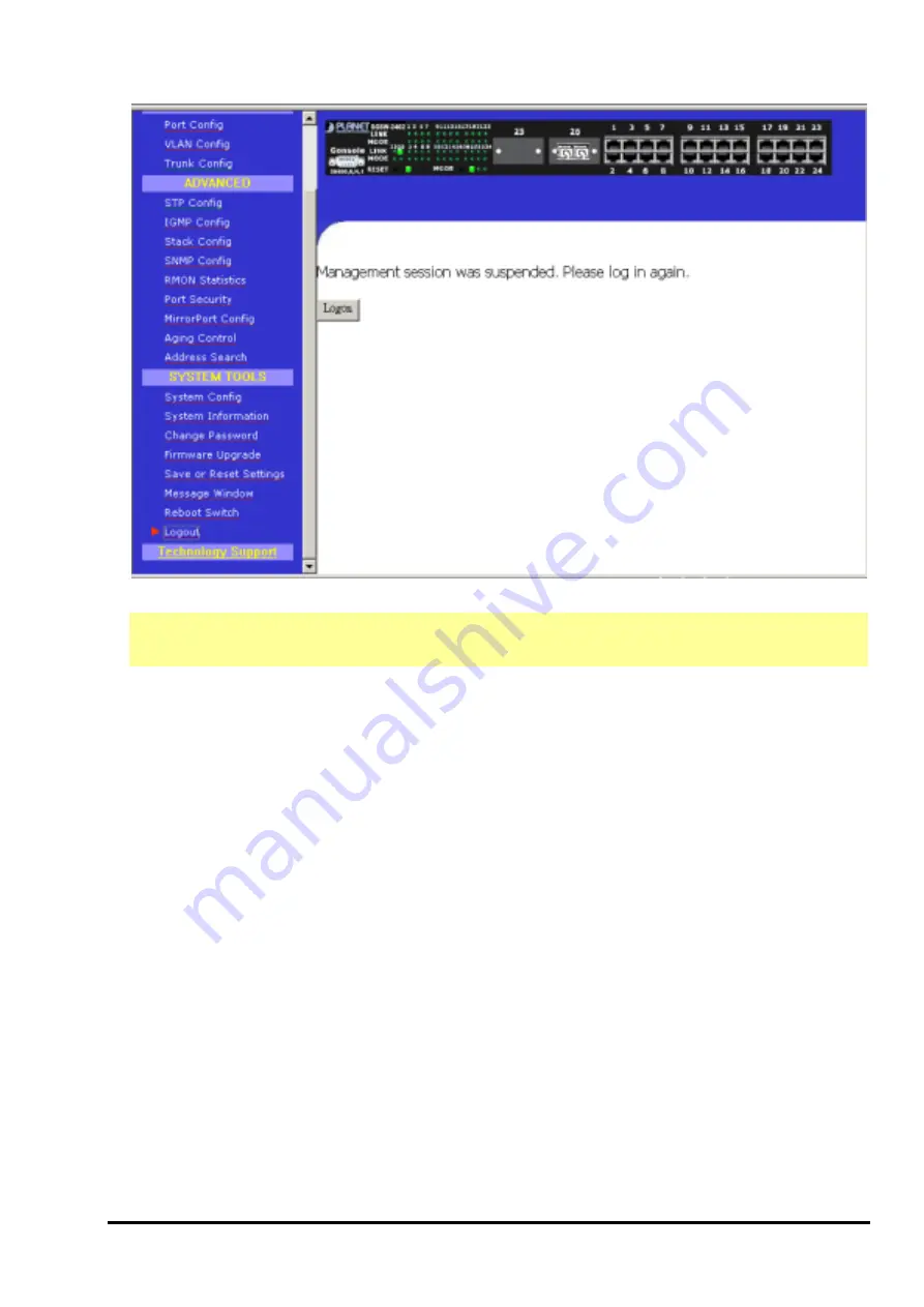 Planet SGSW-2402 User Manual Download Page 43