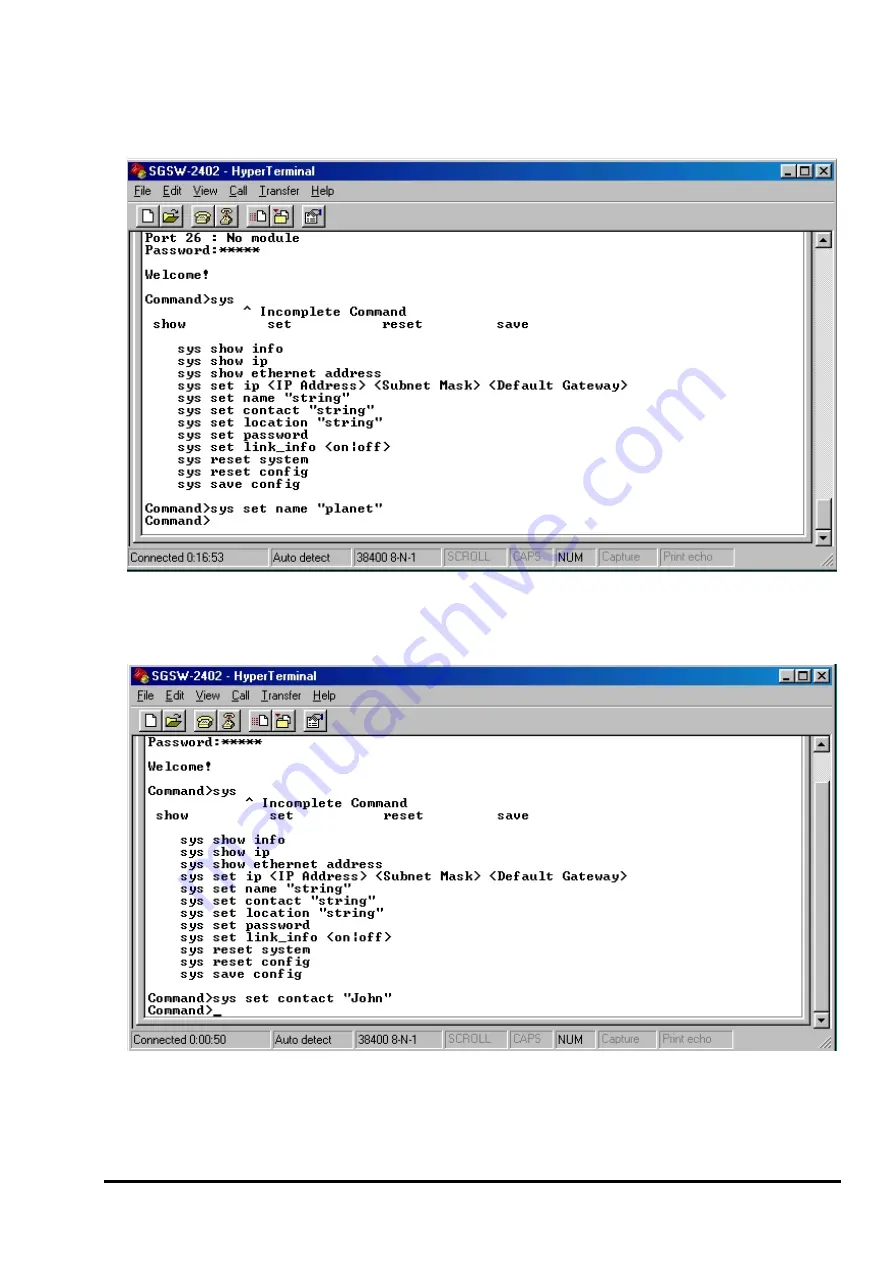 Planet SGSW-2402 User Manual Download Page 50