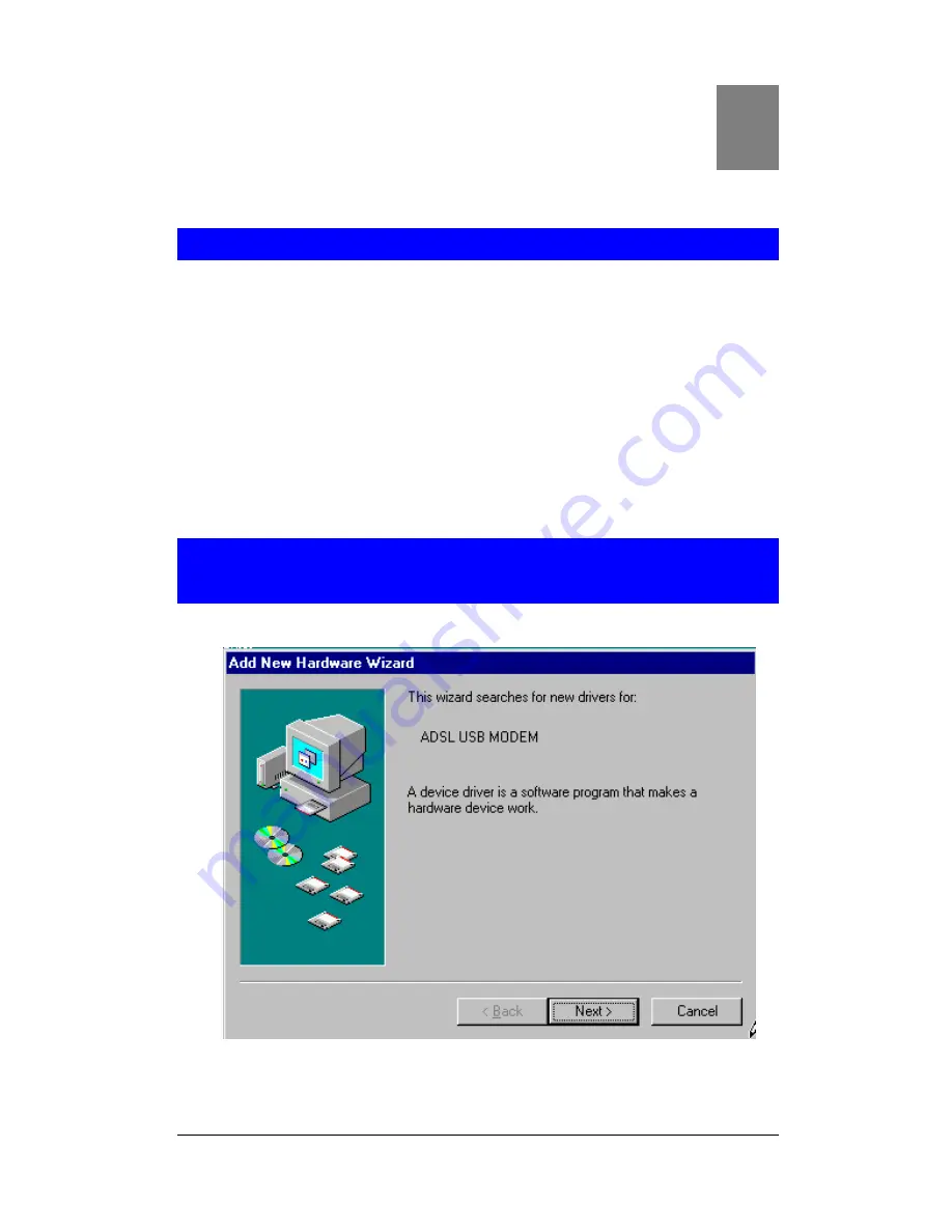 Planet USB ADSL Modem ADU-2000 User Manual Download Page 7