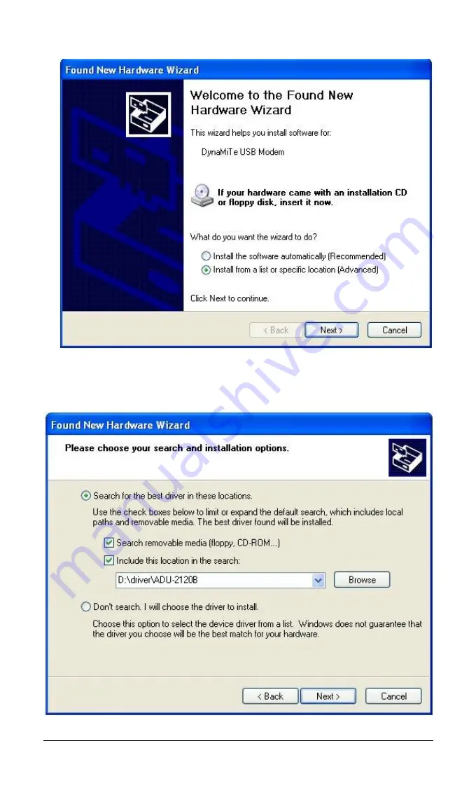 Planet USB ADSL Modem ADU-2120 User Manual Download Page 14