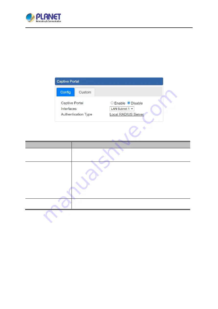 Planet VR-300 Series User Manual Download Page 73