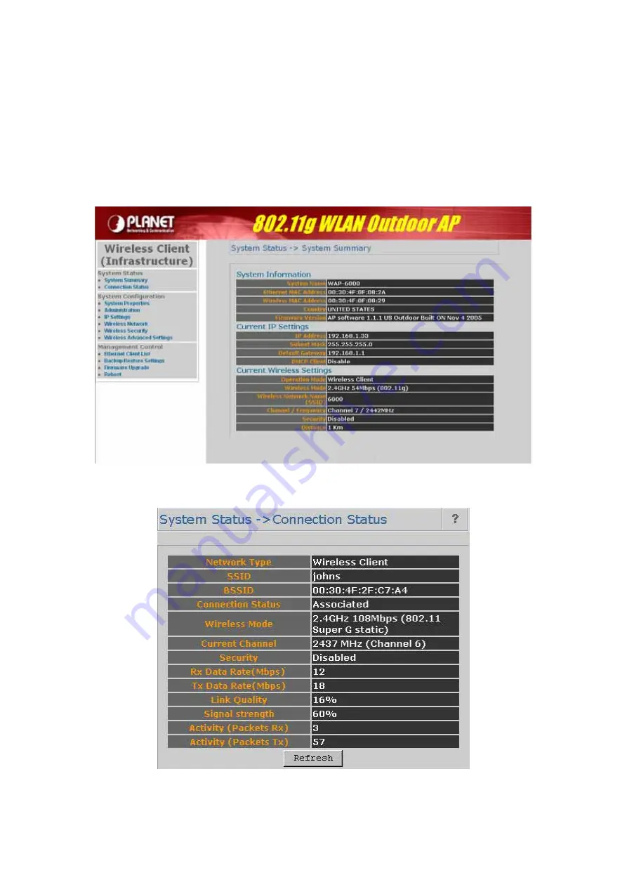 Planet WAP-6000 User Manual Download Page 25