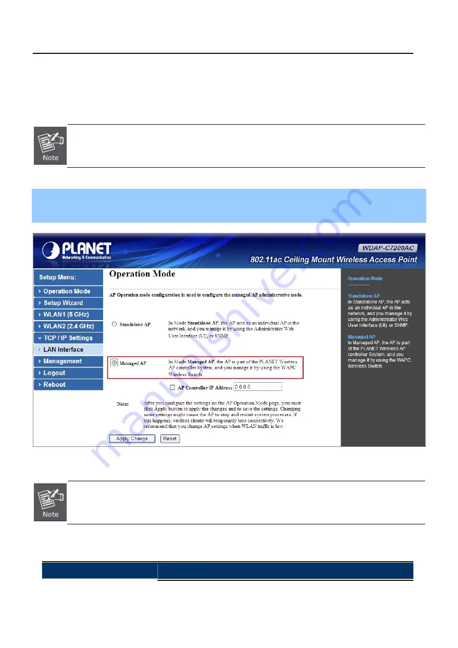 Planet WAPC-1232HP User Manual Download Page 11