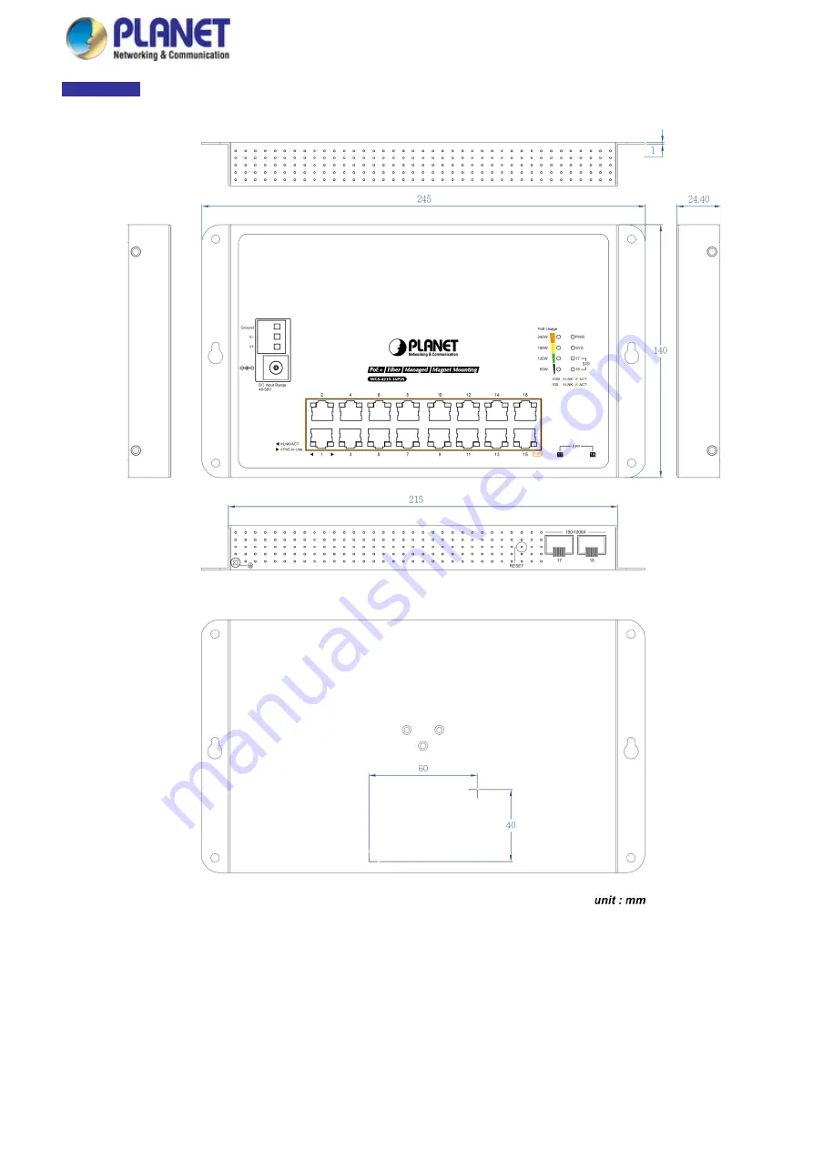 Planet WGS-4215-8T2S Скачать руководство пользователя страница 43