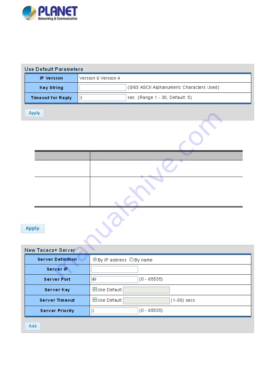 Planet WGS-4215-8T2S User Manual Download Page 236