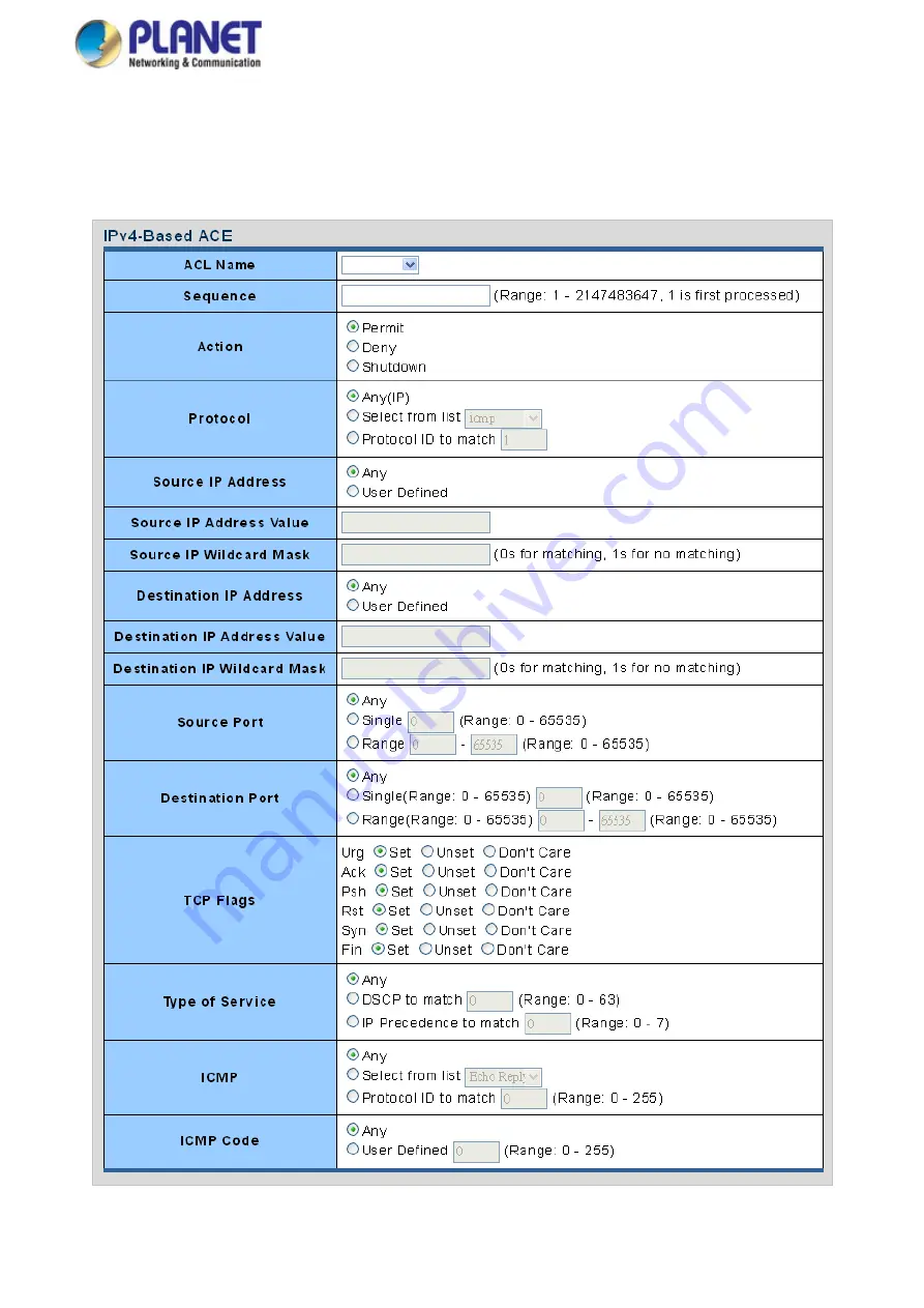 Planet WGS-4215-8T2S Скачать руководство пользователя страница 288