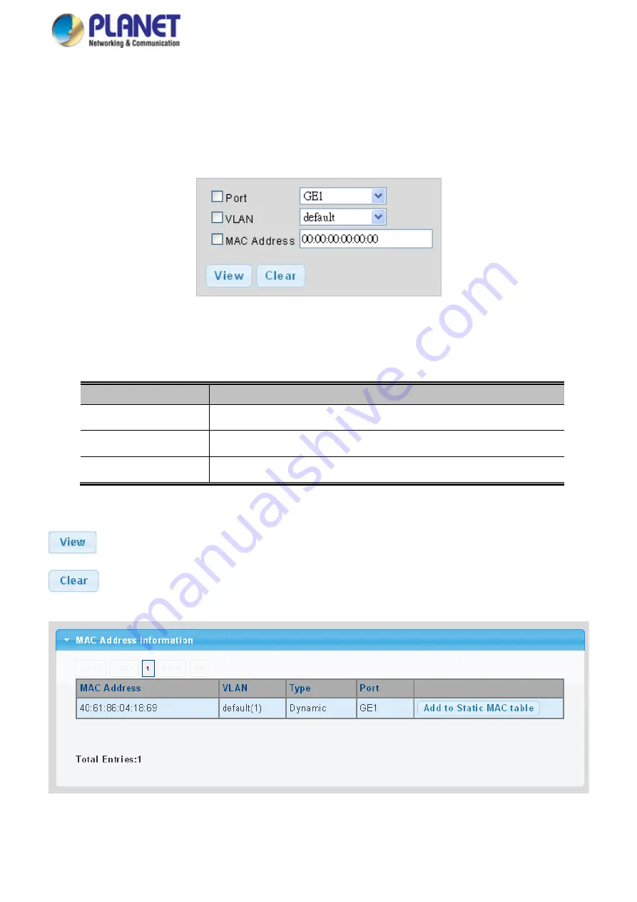 Planet WGS-4215-8T2S User Manual Download Page 304