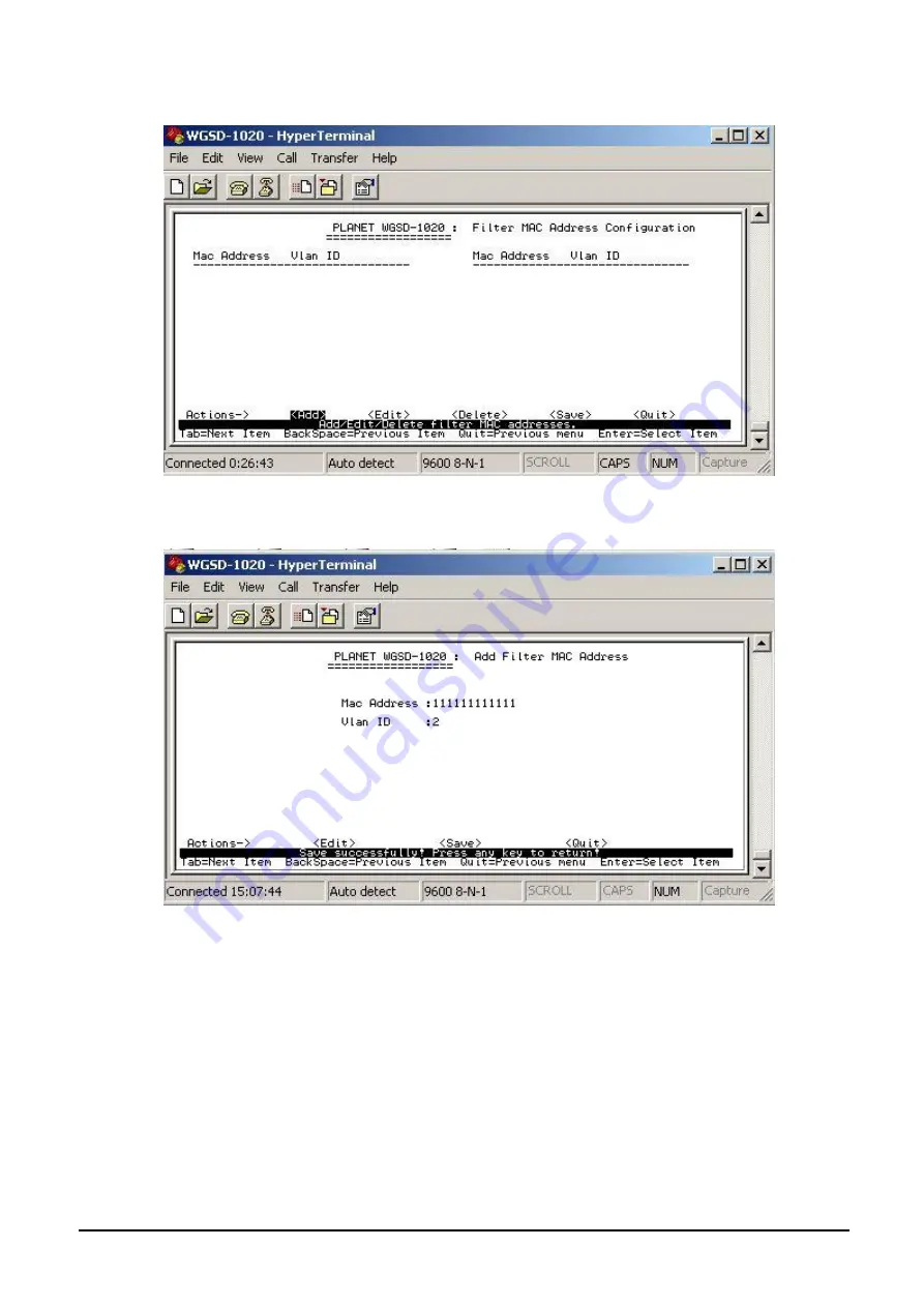 Planet WGSD-1020 User Manual Download Page 30