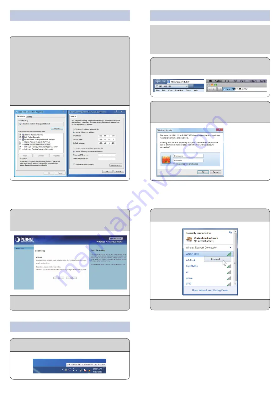 Planet WNAP-1110 Quick Installation Quide Download Page 2