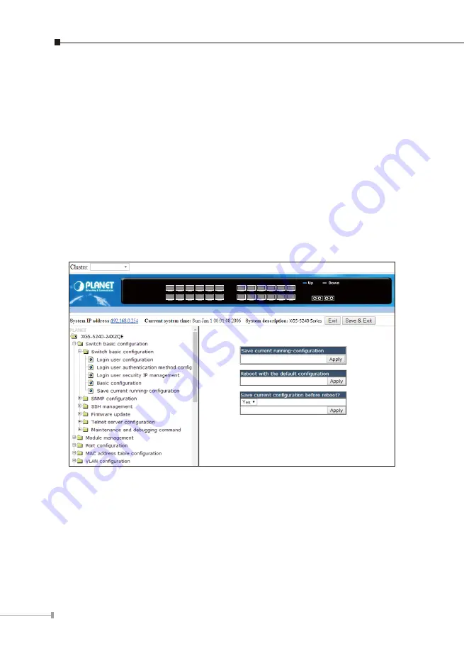 Planet XGS-5240-24X2QR Quick Installation Manual Download Page 12