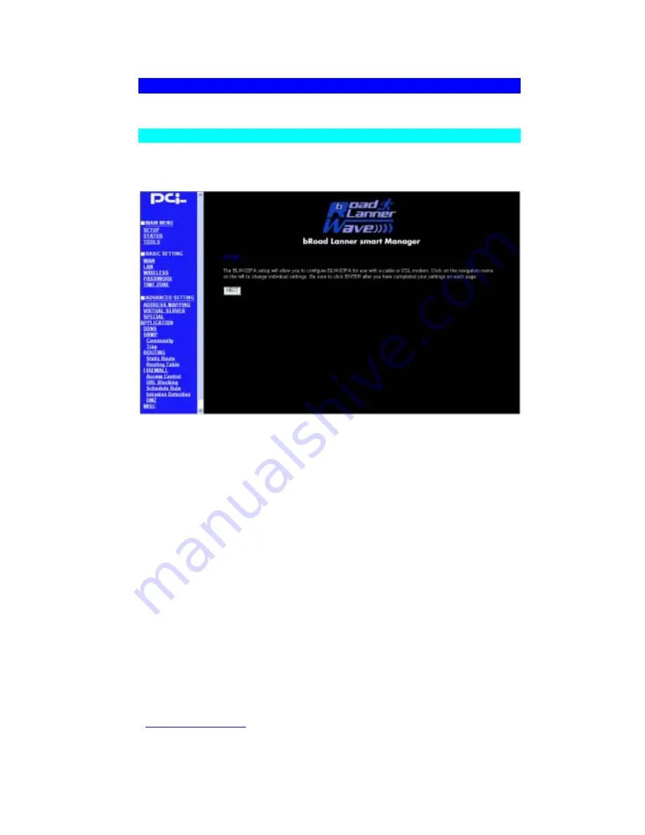 Planex BLW-03FA User Manual Download Page 20