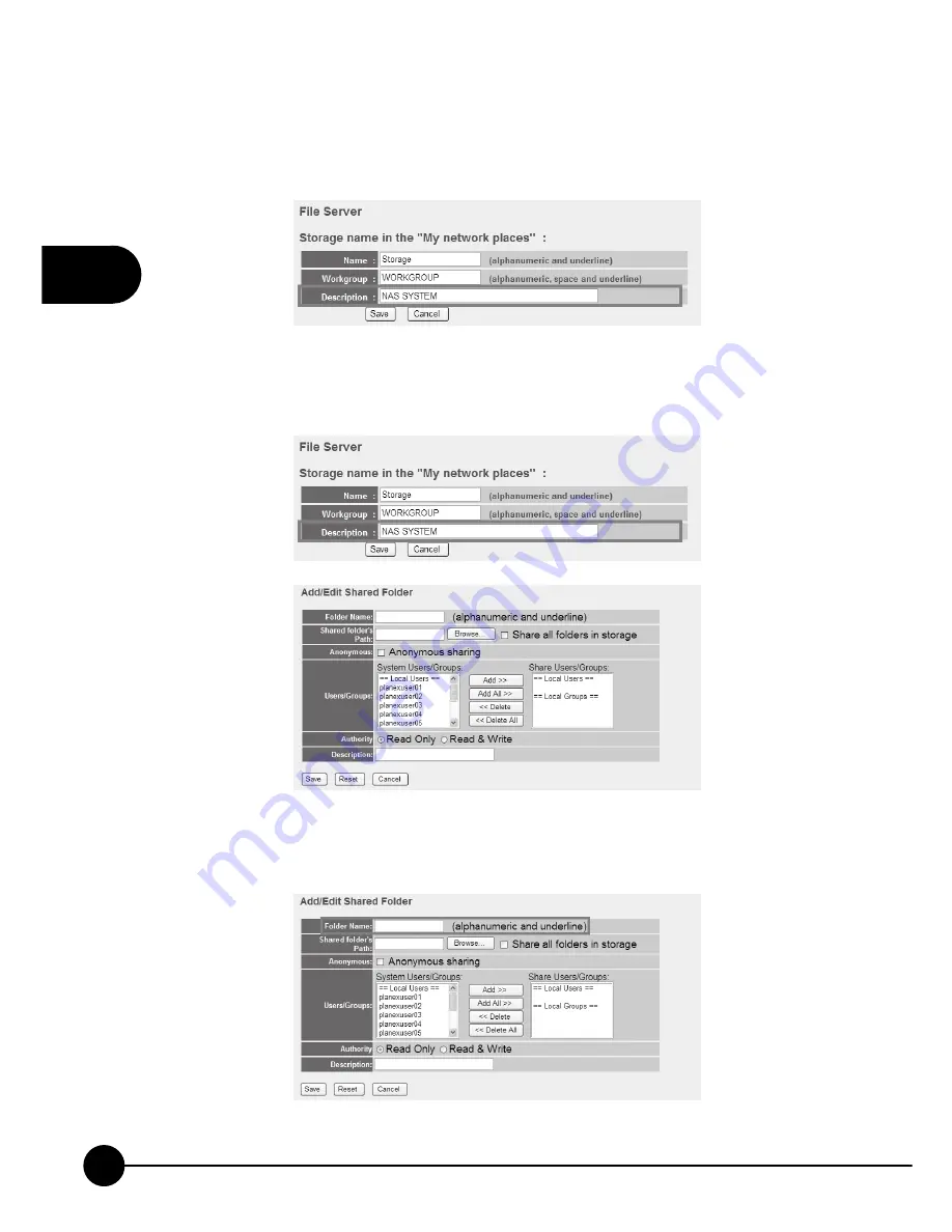 Planex MZK-NAS01SG User Manual Download Page 35