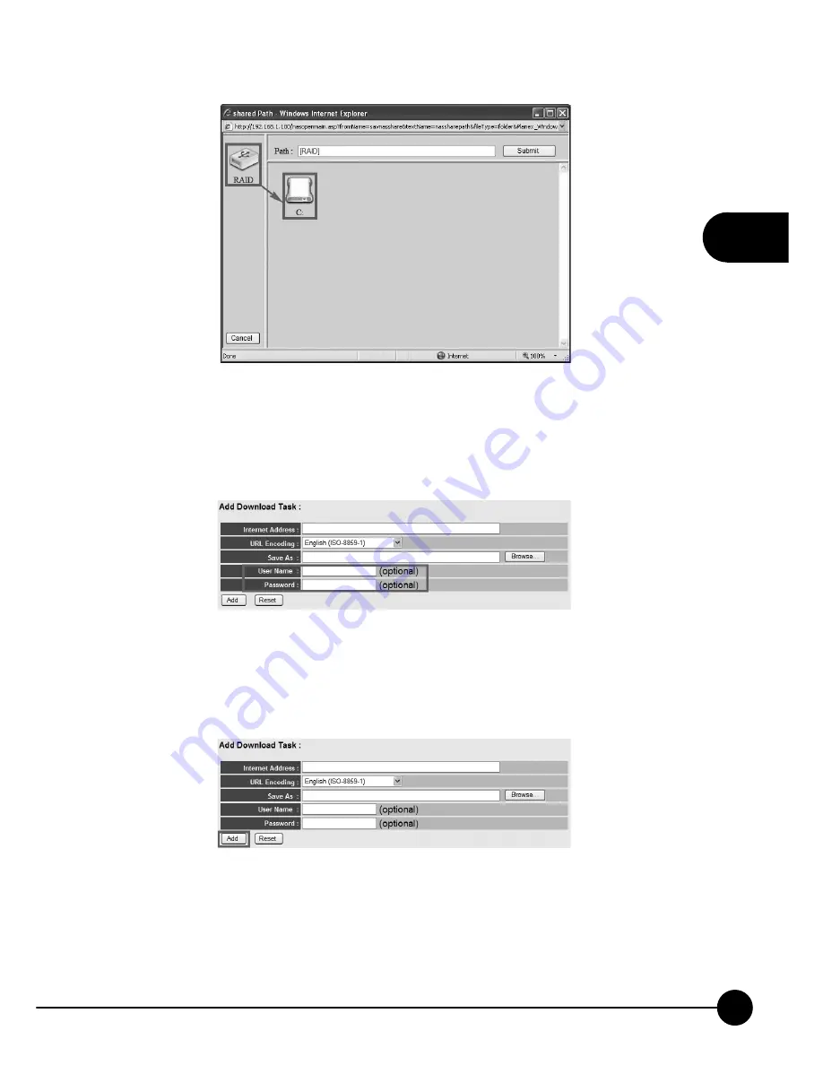 Planex MZK-NAS01SG User Manual Download Page 46