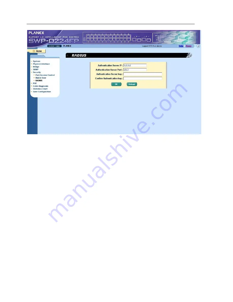 Planex SWP-0224FP User Manual Download Page 66